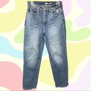 Old Navy High Waisted Straight Leg Jeans